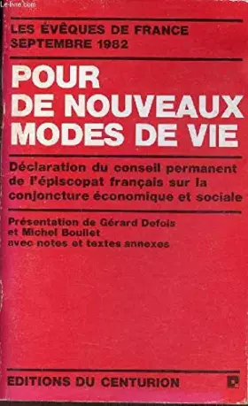 Couverture du produit · Pour de nouveaux modes de vie