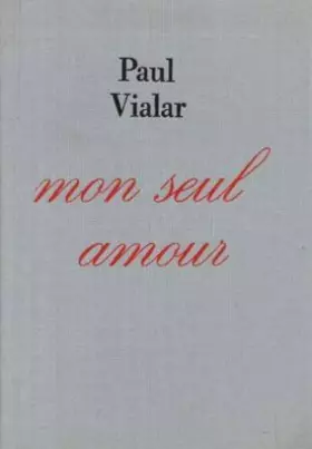 Couverture du produit · Mon seul amour