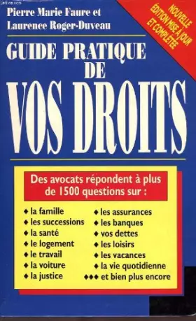 Couverture du produit · GUIDE PRATIQUE DE VOS DROITS