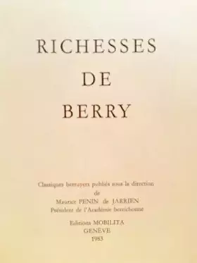Couverture du produit · Richesses de berry