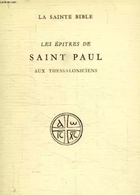 Couverture du produit · Les epitres de saint paul aux thessaloniciens