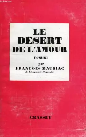 Couverture du produit · LE DESERT DE L AMOUR.
