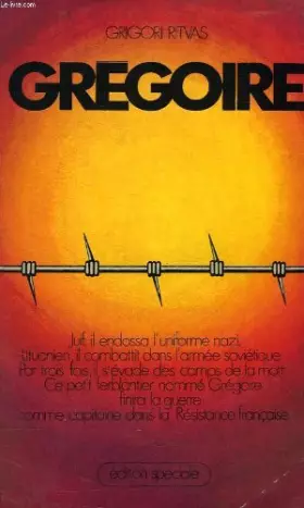 Couverture du produit · Gregoire