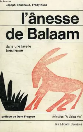 Couverture du produit · L'ANESSE DE BALAAM, DANS UNE FAVELLE BRESILIENNE