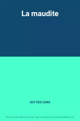 Couverture du produit · La maudite