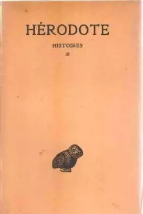 Couverture du produit · Histoires. Livre III : Thalie