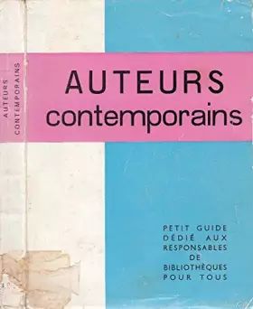 Couverture du produit · Auteurs contemporains.