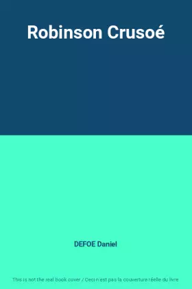 Couverture du produit · Robinson Crusoé