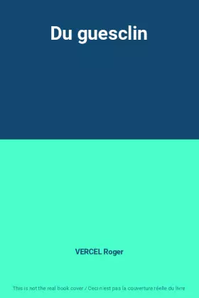 Couverture du produit · Du guesclin