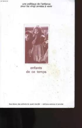 Couverture du produit · Enfants de ce temps.