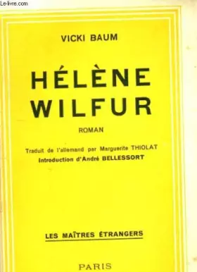 Couverture du produit · HELENE WILFUR
