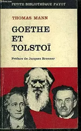 Couverture du produit · Goethe et tolstoi