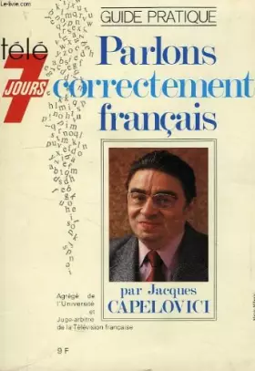 Couverture du produit · Parlons correctement francais