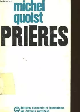 Couverture du produit · Prieres