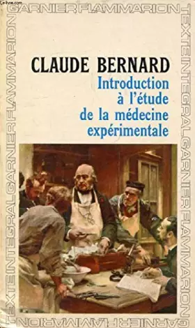 Couverture du produit · INTRODUCTION A L'ETUDE DE LA MEDECINE EXPERIMENTALE