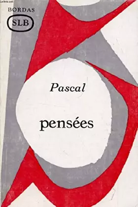Couverture du produit · PENSEES