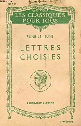 Couverture du produit · LETTRES CHOISIES (TRADUCTION)