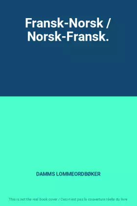 Couverture du produit · Fransk-Norsk / Norsk-Fransk.