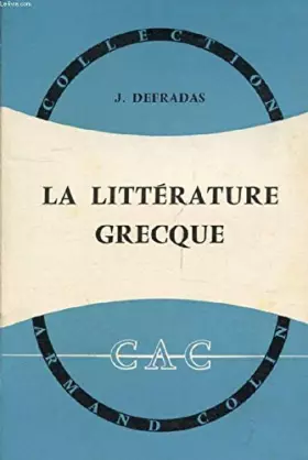Couverture du produit · LA LITTERATURE GRECQUE