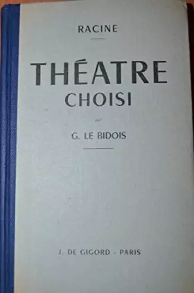 Couverture du produit · Theatre choisi