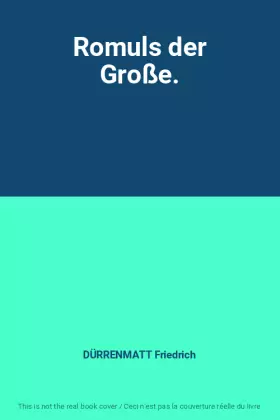 Couverture du produit · Romuls der Große.