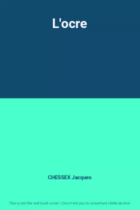 Couverture du produit · L'ocre