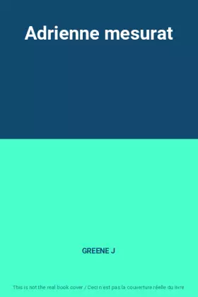 Couverture du produit · Adrienne mesurat