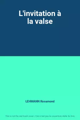 Couverture du produit · L'invitation à la valse