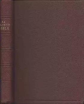 Couverture du produit · La sainte bible.