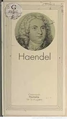 Couverture du produit · Haendel [Broch_] by Emile Damais