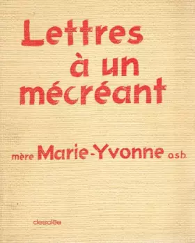 Couverture du produit · Lettres à un mécréant