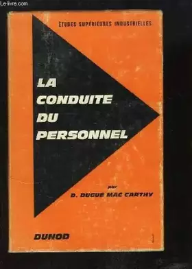 Couverture du produit · La conduite du personnel