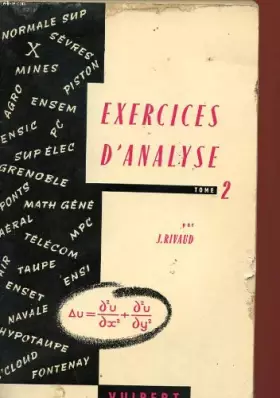 Couverture du produit · Exercices d'analyse - tome 2