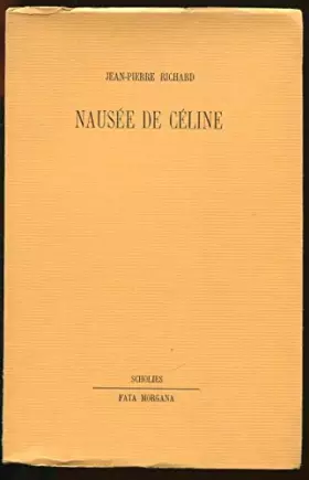 Couverture du produit · NAUSE DE CELINE