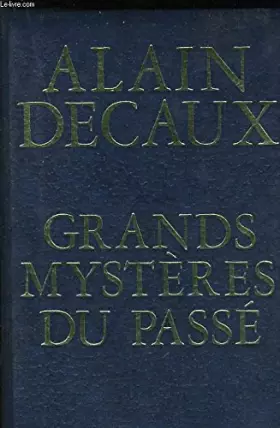 Couverture du produit · Grands mysteres du passe