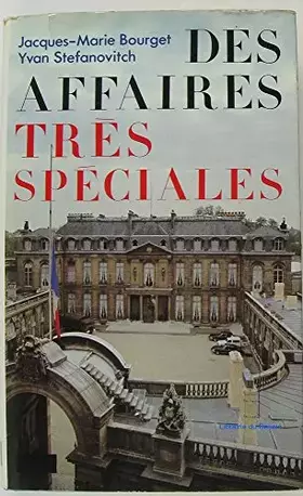 Couverture du produit · Des affaires tres speciales