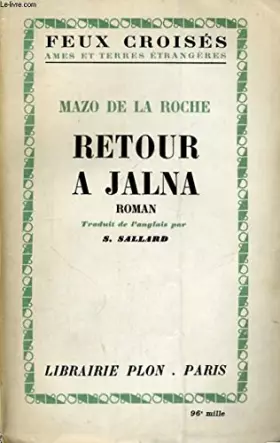 Couverture du produit · RETOUR A JALNA