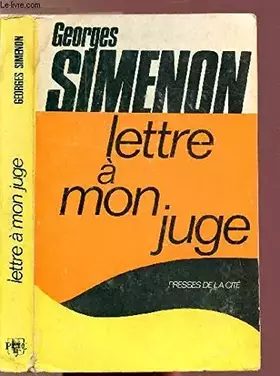Couverture du produit · Lettre a mon juge
