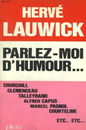 Couverture du produit · Parlez-moi d'humour...