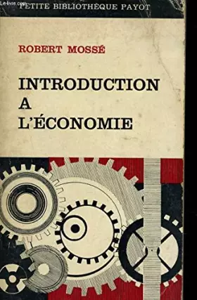 Couverture du produit · Introduction a l'economie