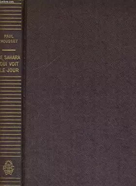 Couverture du produit · CE SAHARA QUI VOIT LE JOUR