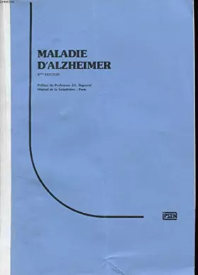 Couverture du produit · MALADIE D'ALZHEIMER