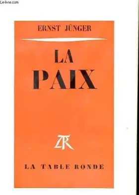 Couverture du produit · La paix