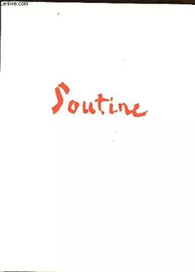Couverture du produit · Soutine