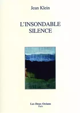 Couverture du produit · L'insondable SILENCE