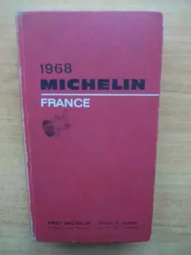 Couverture du produit · GUIDE MICHELIN FRANCE 1968