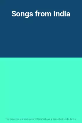 Couverture du produit · Songs from India