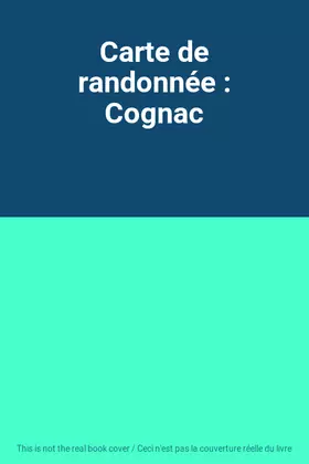 Couverture du produit · Carte de randonnée : Cognac
