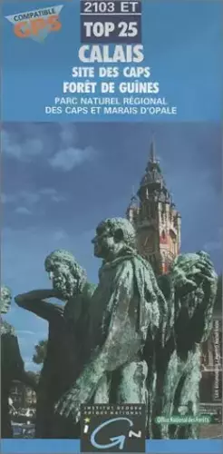 Couverture du produit · Carte de randonnée : Calais - Site des Caps