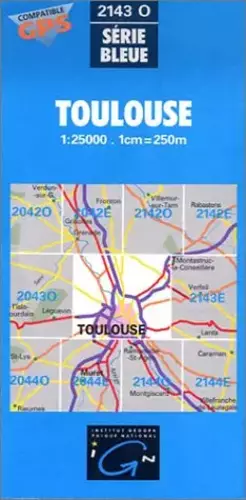 Couverture du produit · Carte de randonnée : Toulouse